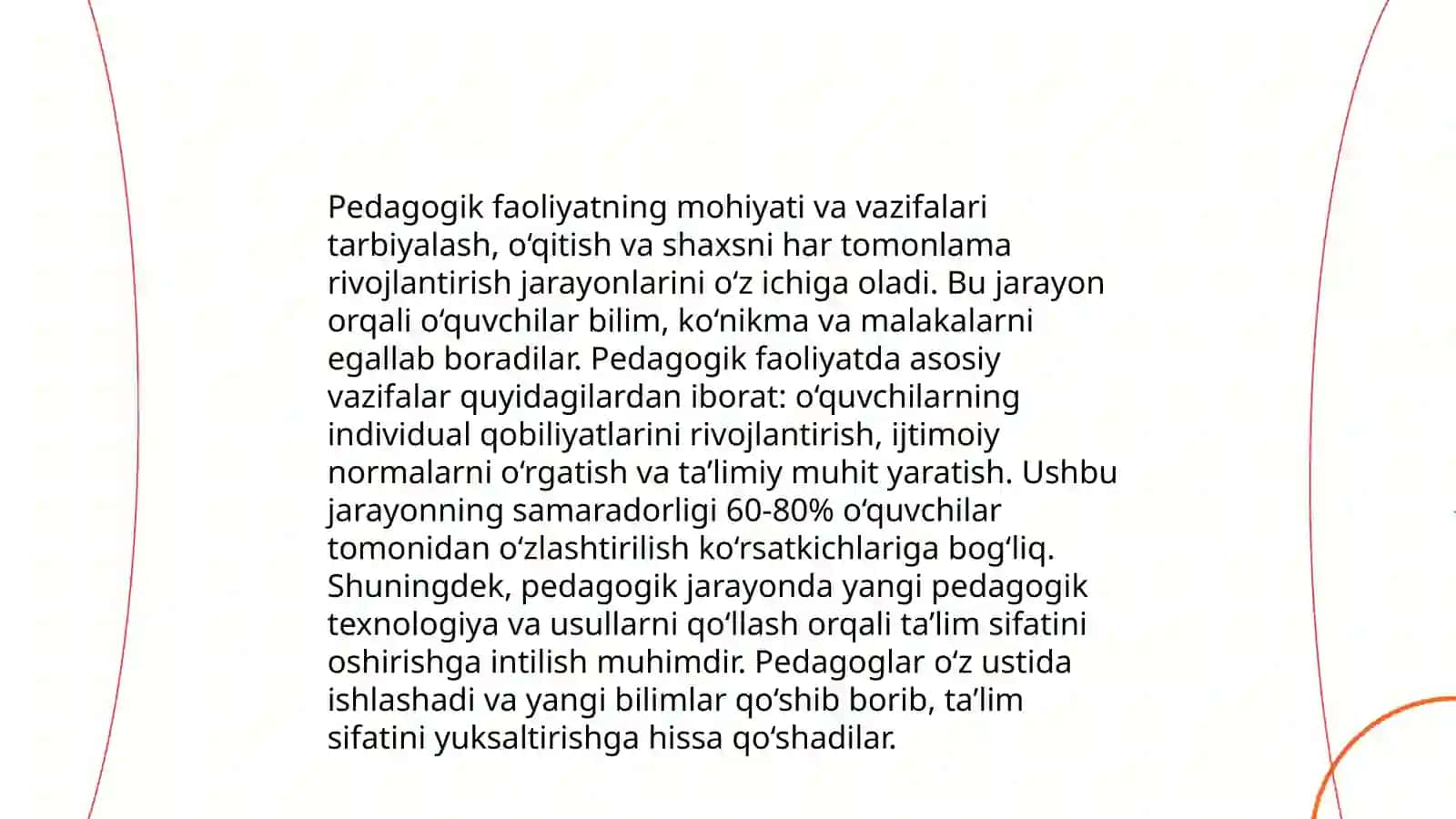 Pedagogik faoliyatning psixologik xususiyatlari 3