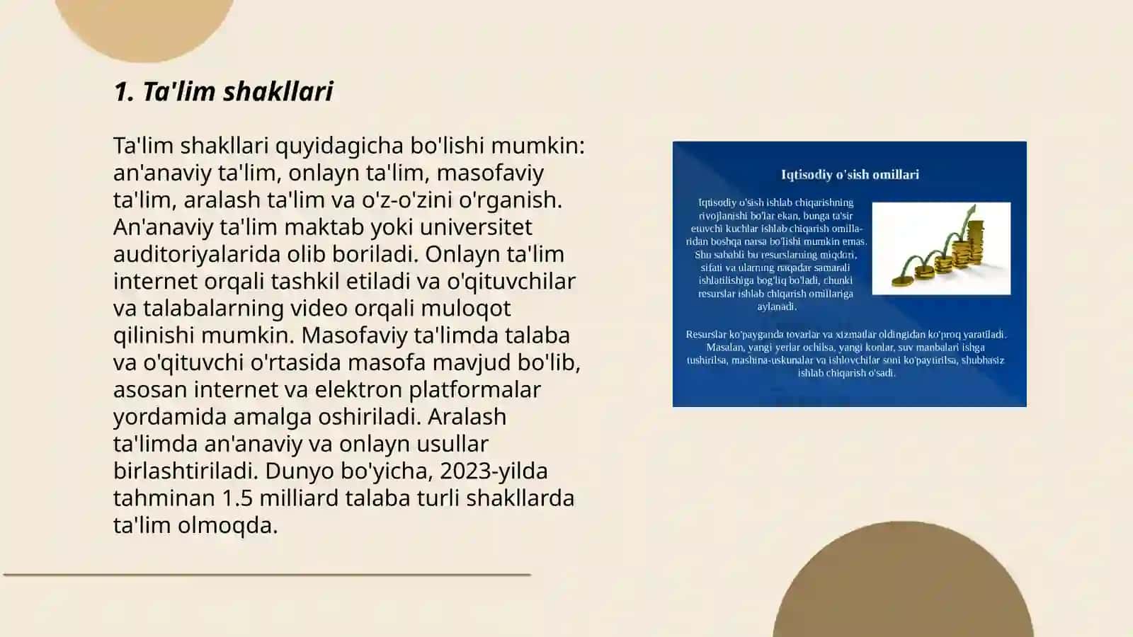 Ta'lim shakllari 3