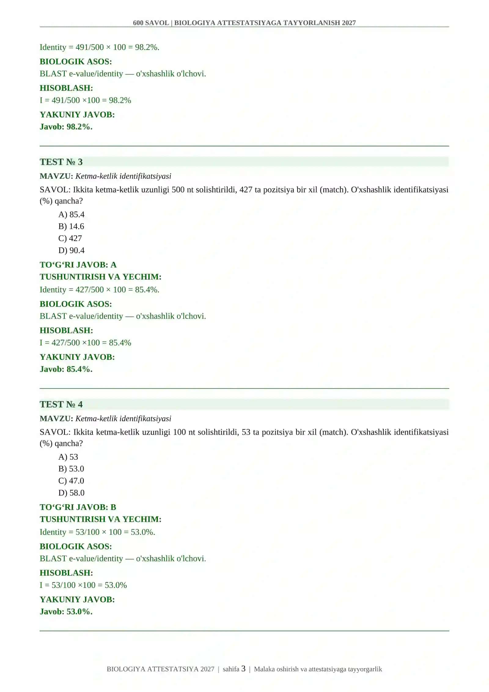 BIOLOGIYA ATTESTATSIYAGA TAYYORLANISH 2027 3