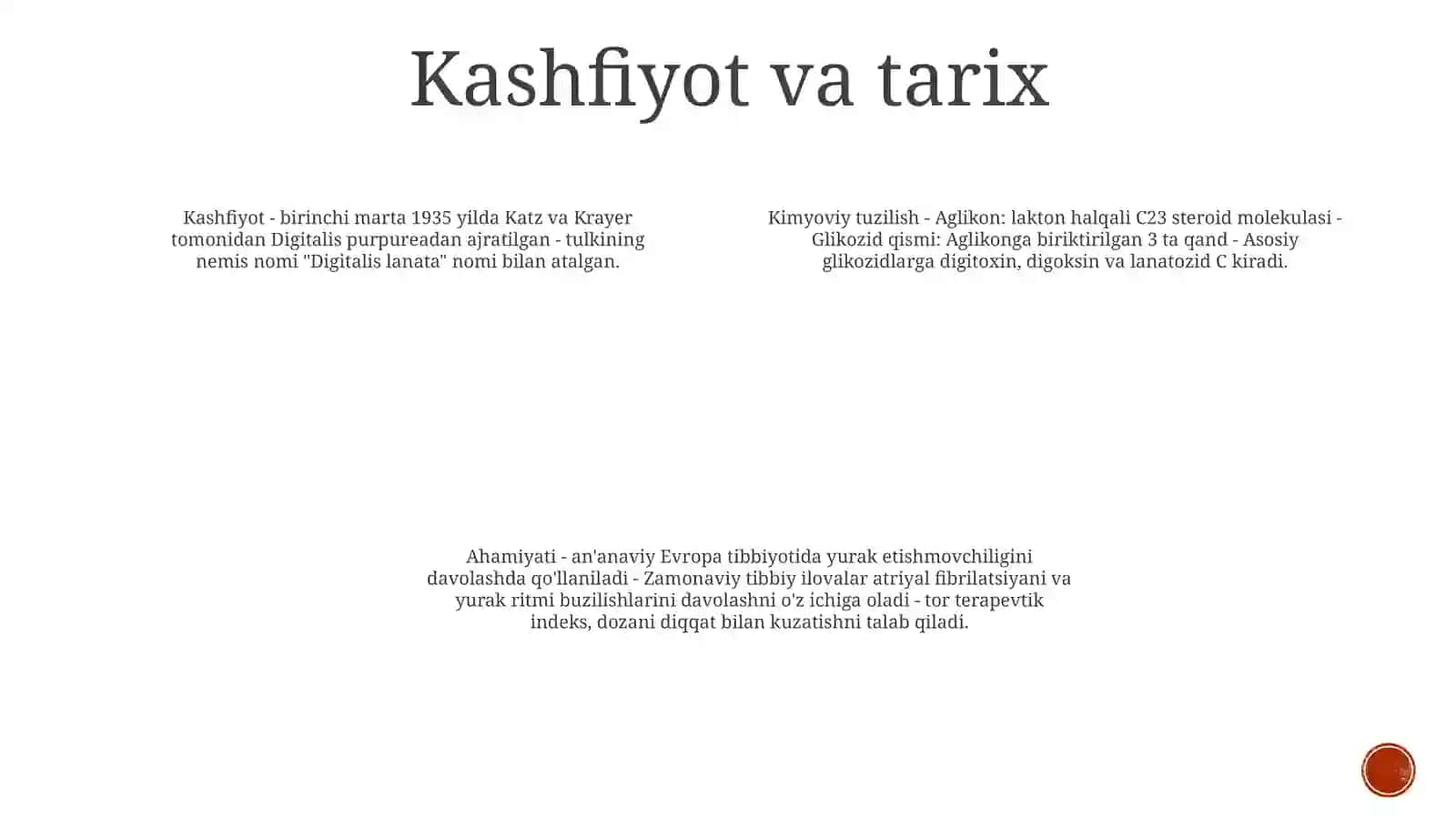 Yurak Glikozidlarning Kimyoviy TuzilishiVaAhamiyati 3