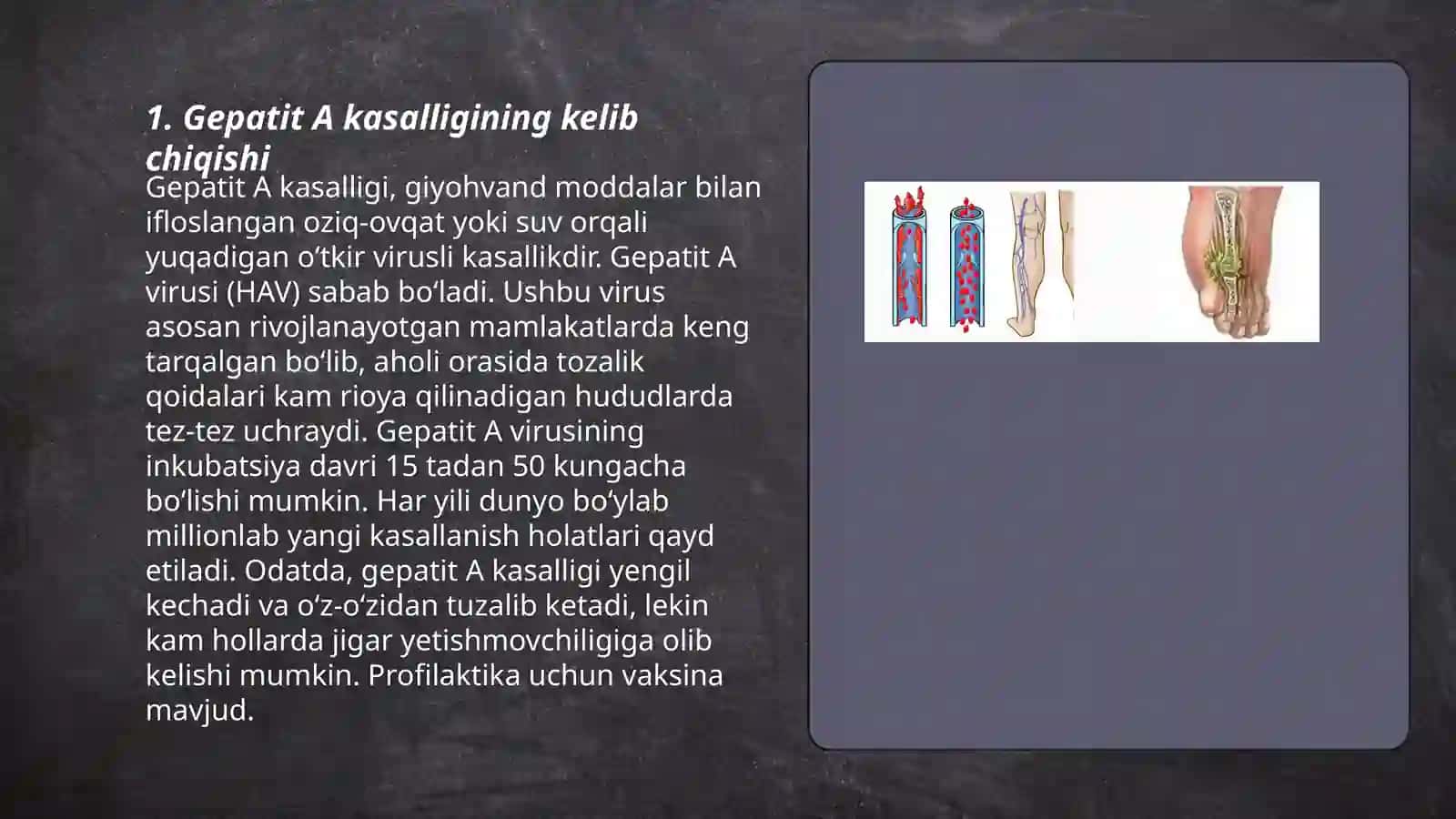 Gepati a,b,c kassaligi, kelib chiqishi, alomatlari 3