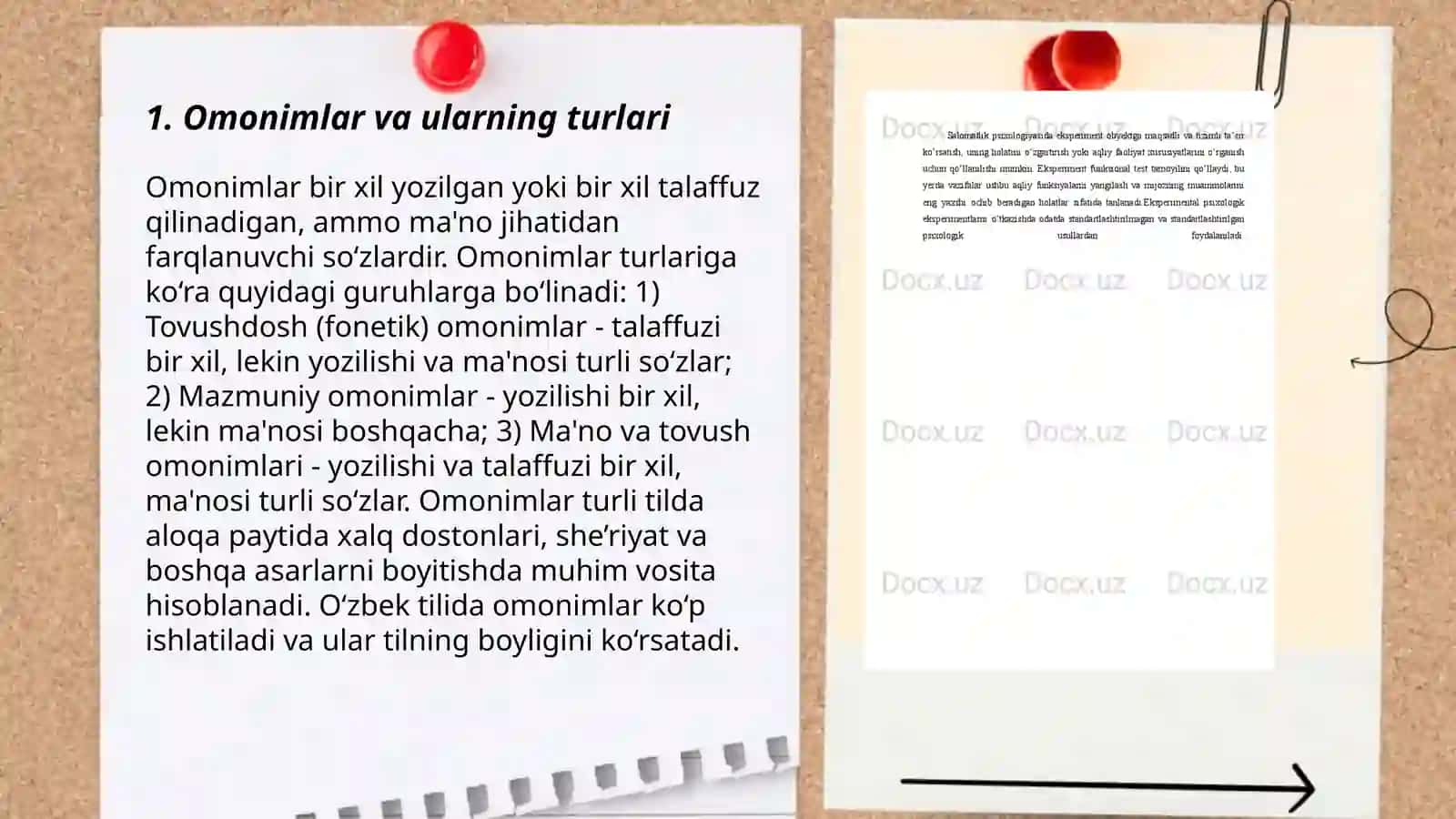 Omonimlar. Omoformalar. Omonimlarning yuzaga kelish sabablari 3