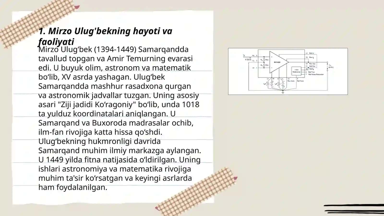 Mirzo Ulug'bek hayoti va faoliyati 3