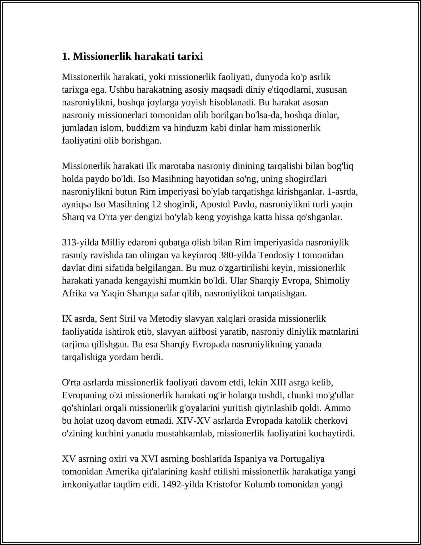 MISSIANERLIK VA PROZELITIZMNING SIYOSIY-IJTIMOIY XAVFI 3