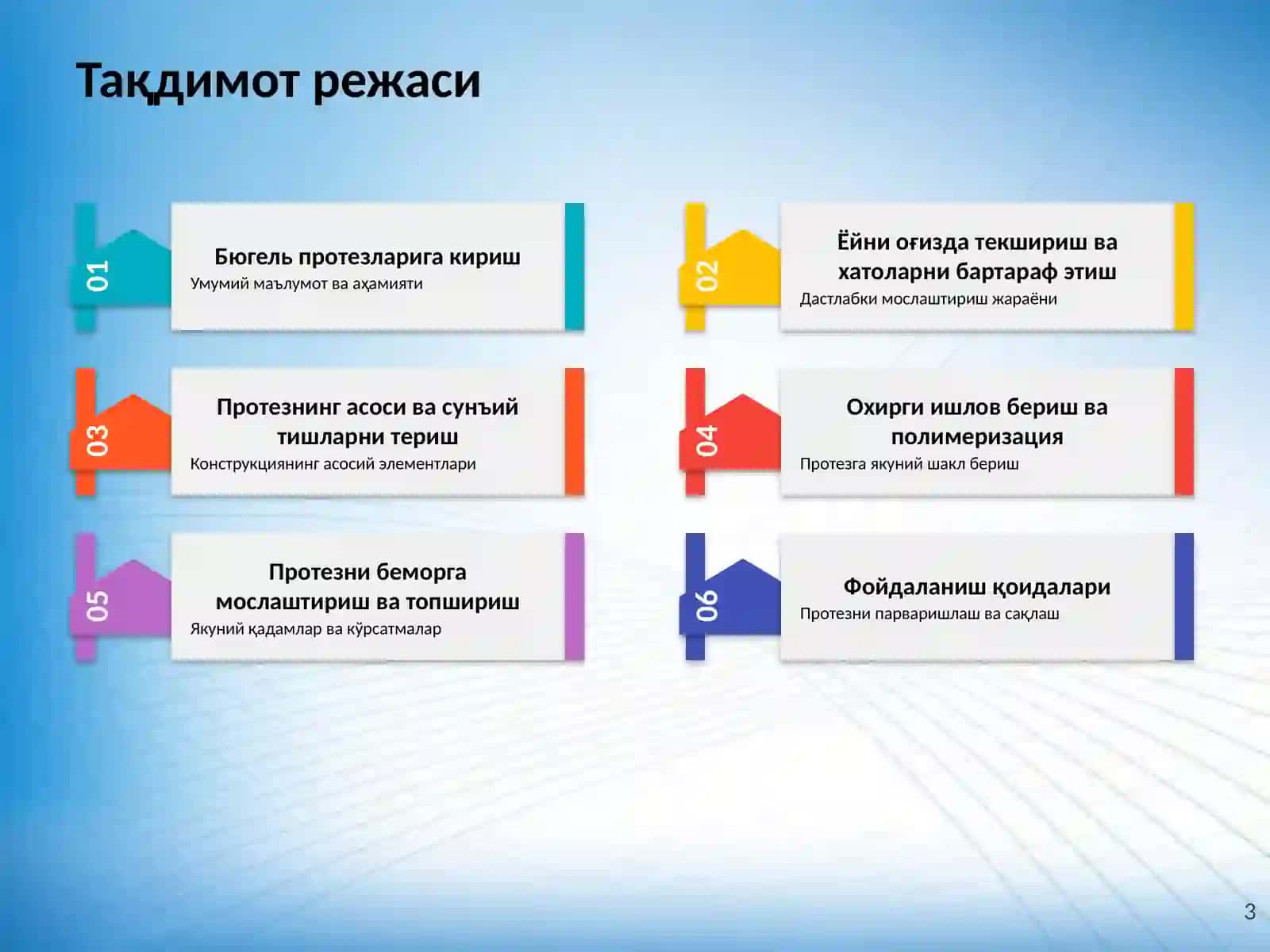 Бюгель Протезларини Тайёрлаш ва Мослаштириш Босқичлари 3