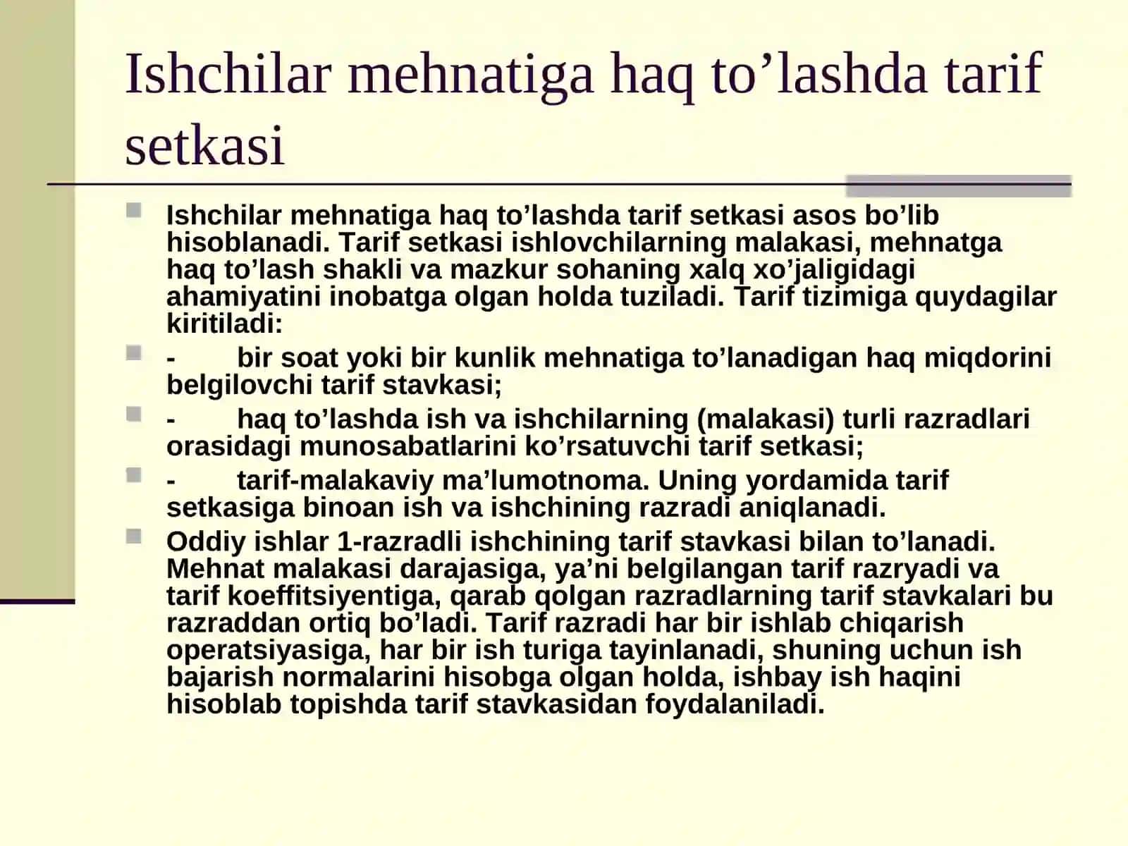 Ish haqi va mukofotlash tizimlari 3