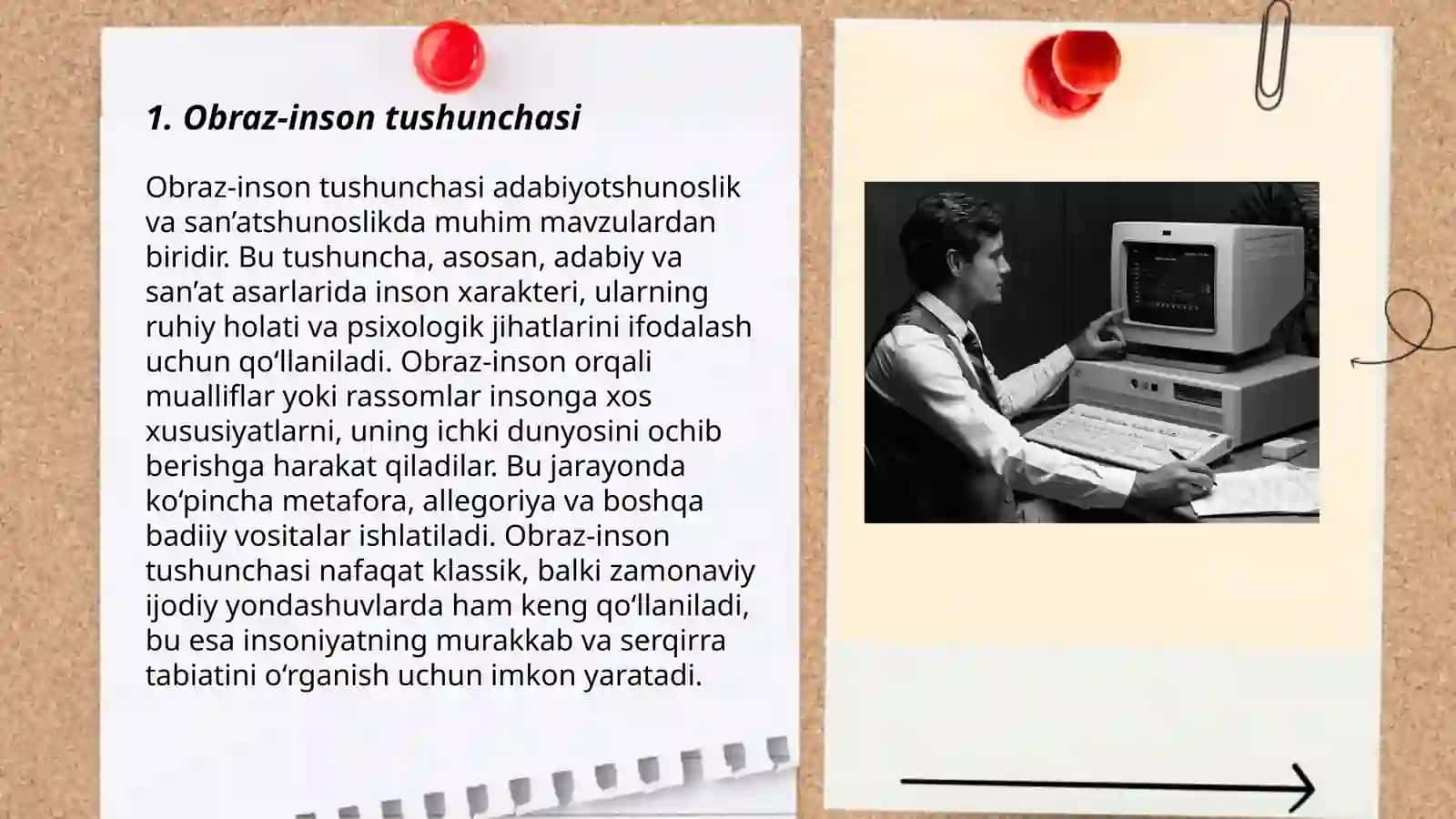 Obraz-insonning adabiyotdagi umumlashma tasviri 3