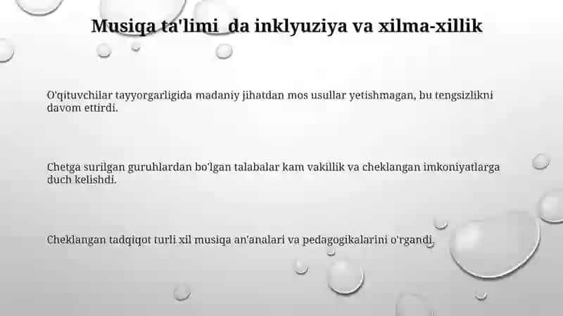 1990-yillardagi musiqa o'qitish metodikasi tarixini o'rganish 3