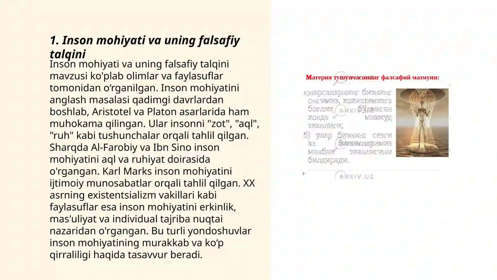 Inson falsafasi (Falsafiy antropologiya) 3