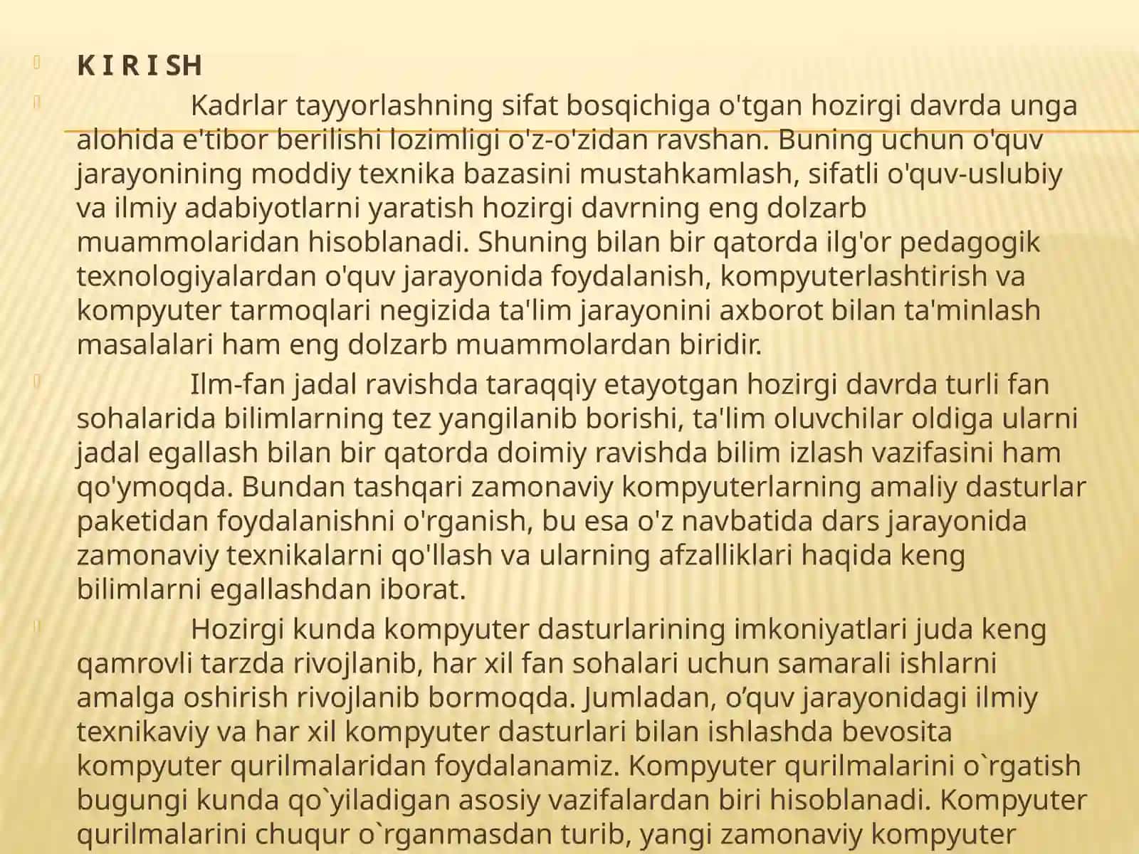 Kompyuterning asosiy va qo'shimcha qurilmalari 3