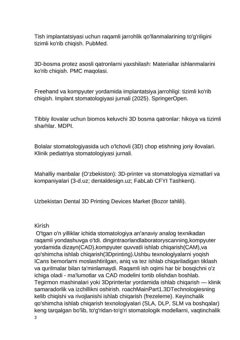 Kompyuter modellshtiruvi,Stomatologiyada zamonaviy modellashtirish va grafik dasturlarning qullanilishi 3
