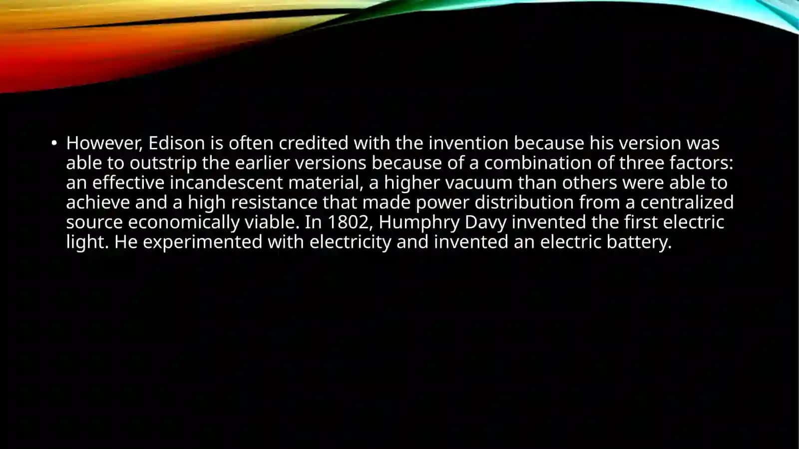 Invention of Light Bulb 3