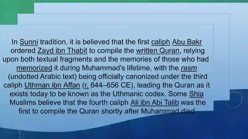 History of Quran 3