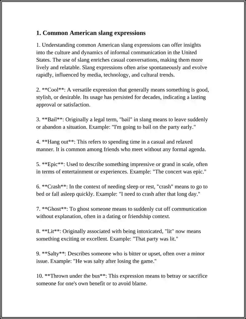 SLANGS IDIOMS AND PHRASES 3