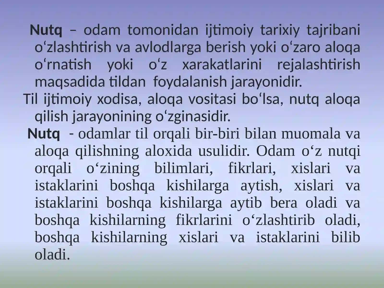 НУТҚНИНГ ПСИХОЛОГИК ЖИҲАТЛАРИ 3
