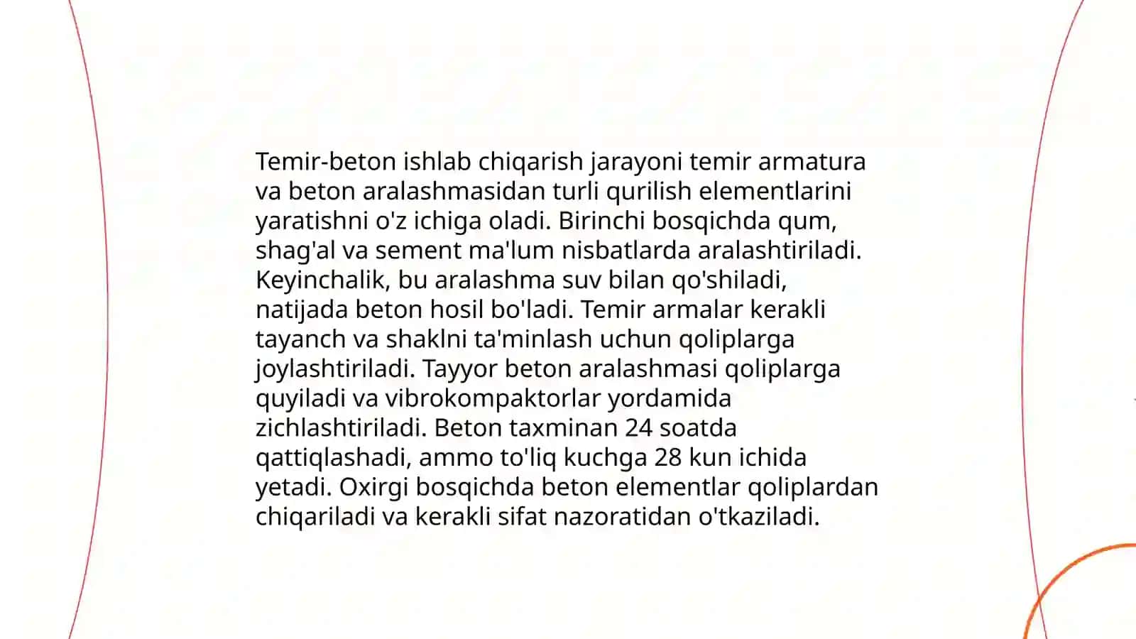Temir-beton ishlab chiqarishga issiqlik sarifini hisoblash 3