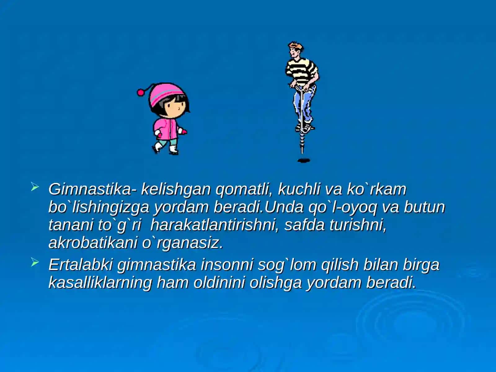 Ertalabki gimnastika mashqlari majmuasi 3