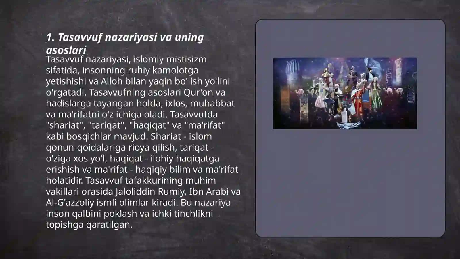 Yangi davr Sharq tasavvufi 3