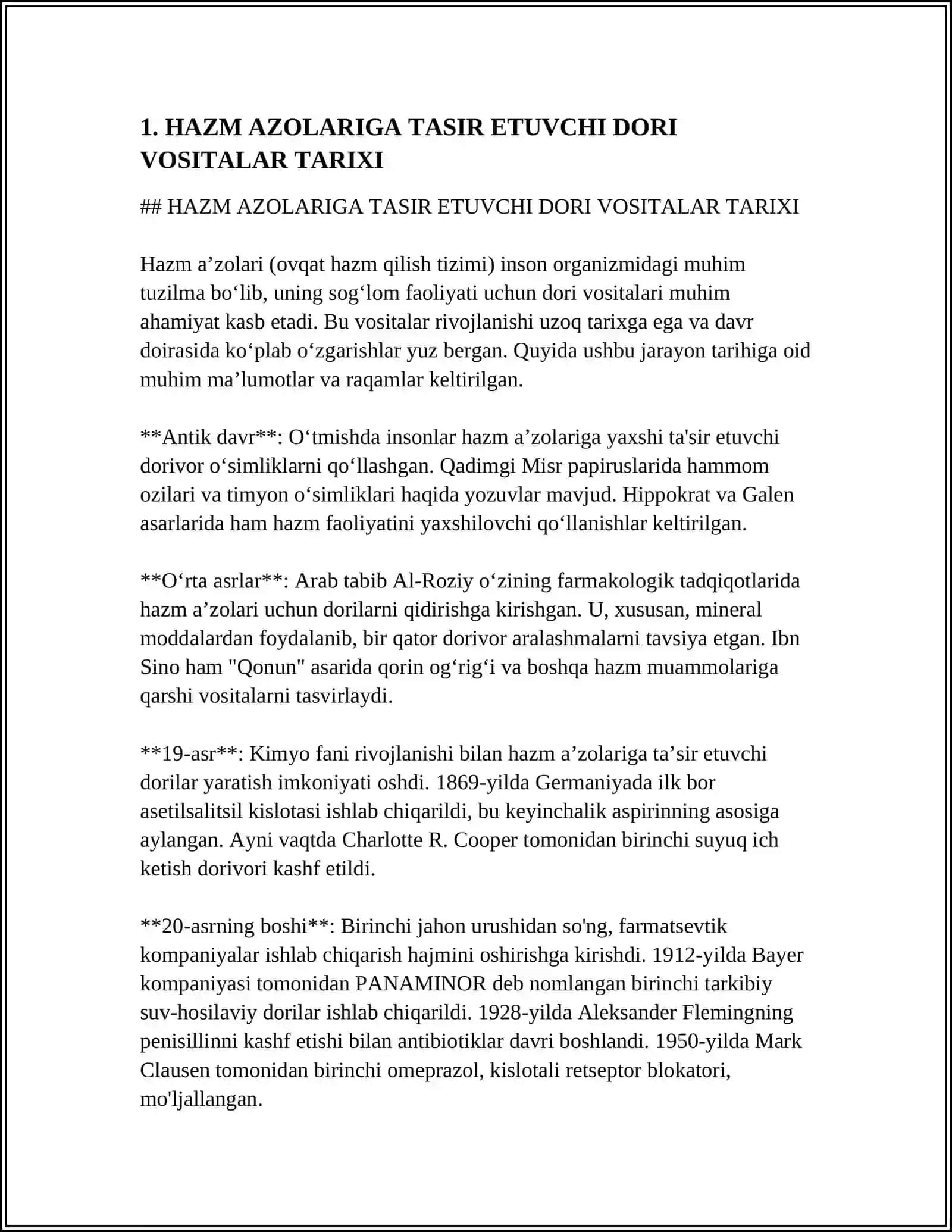 HAZM AZOLARIGA TASIR ETUVCHI DORI VOSITALAR 3
