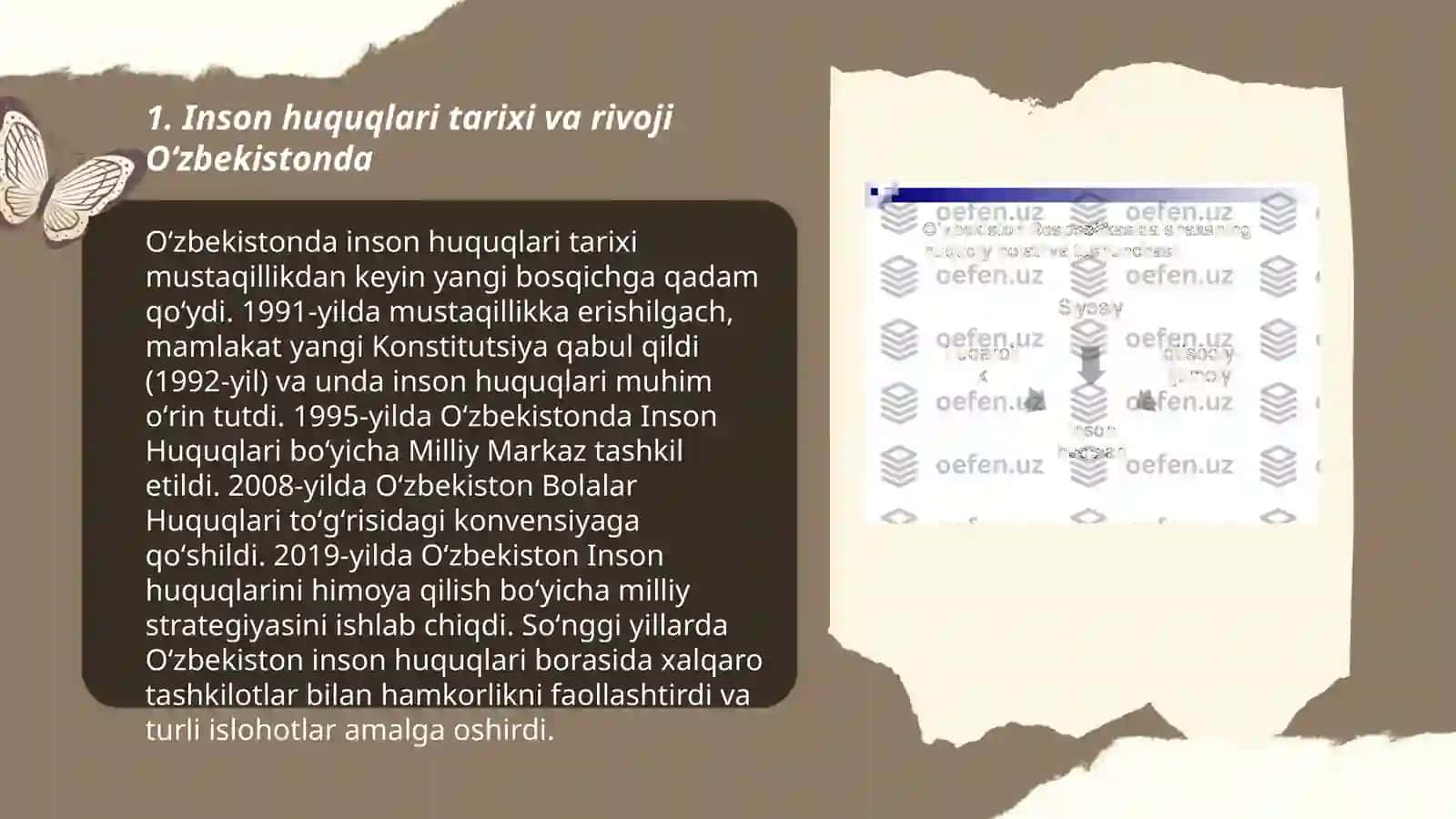 Oʻzbekistonda inson haq - huquqlari va erkinliklari 3