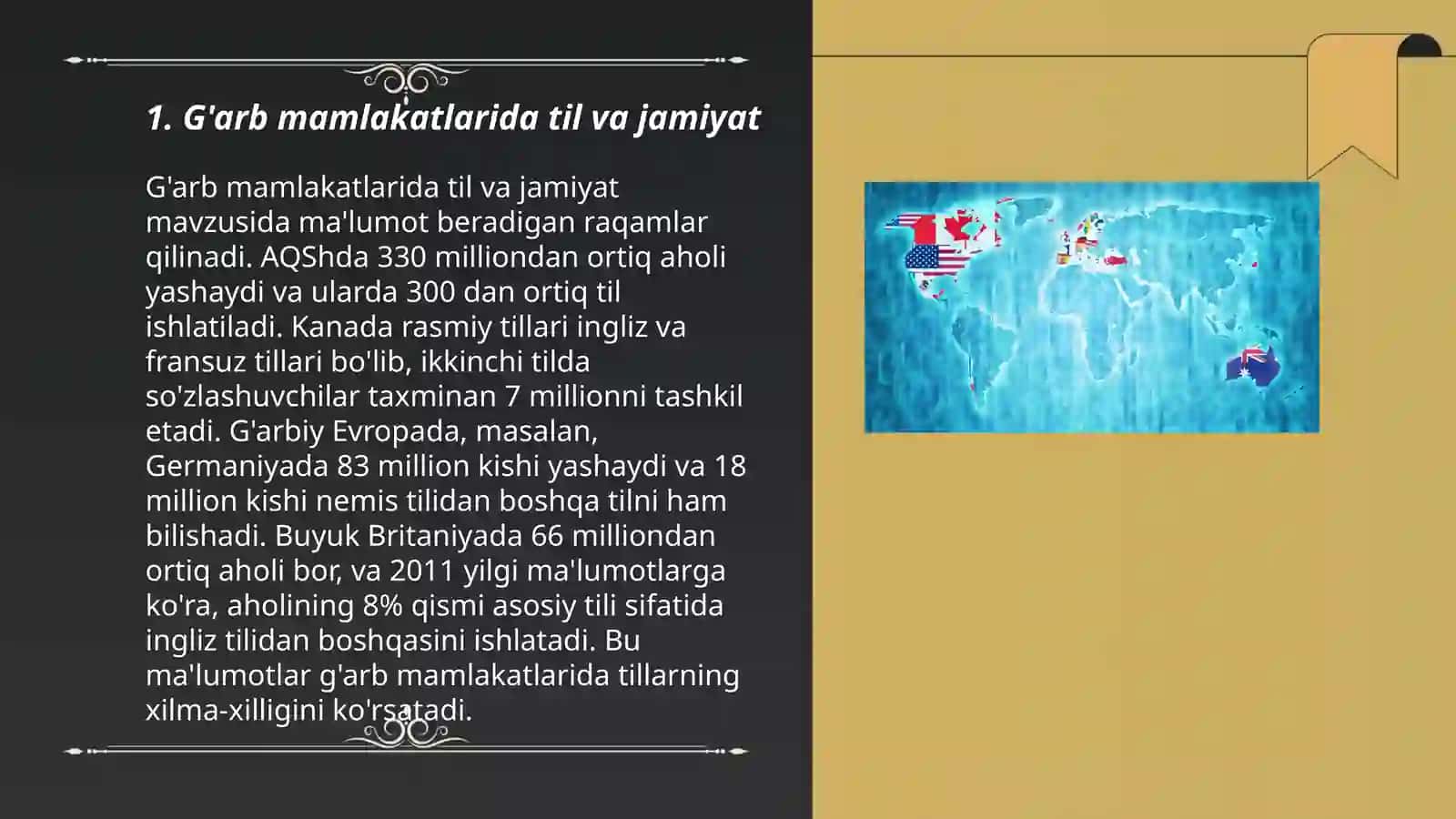 G'arb mamlakatlari sotsiolingvistikasi 3