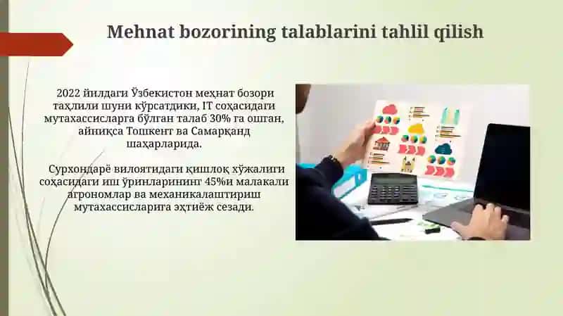 Mehnat bozorining talablarini tahlil qilish 3