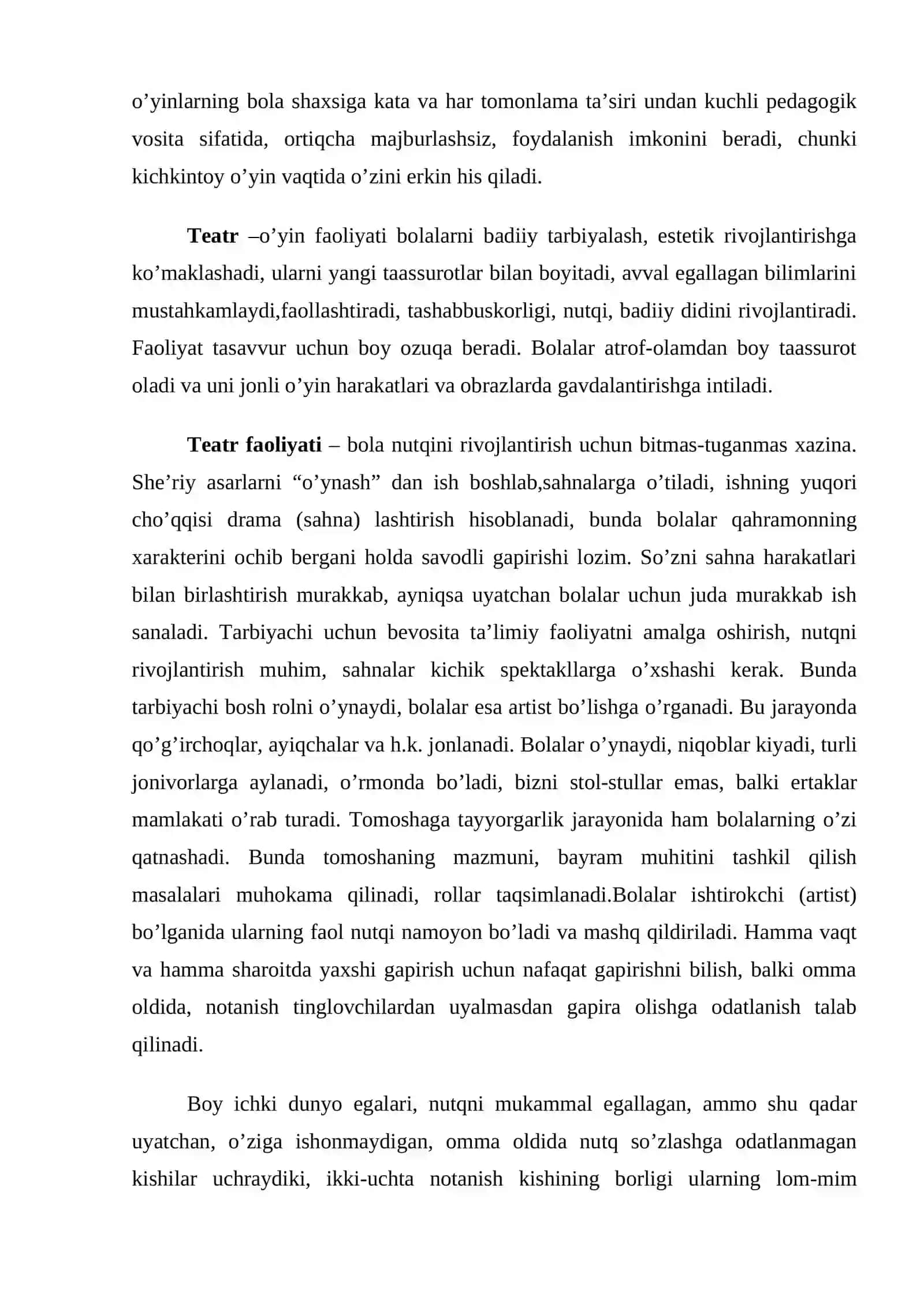 Sahnalashtirish faoliyati vositasida bolalarda ijodiy qobiliyatlarni rivojlantirish 3