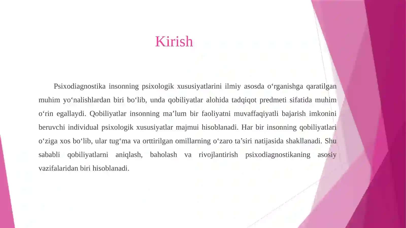 PSIXODIAGNOSTIKADA QOBILIYATLAR TADQIQOT PREDMETI SIFATIDA 3