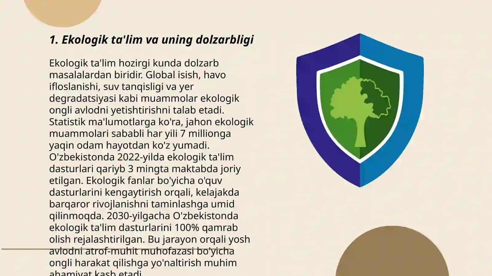 Ekologiya,tabiatni muhofaza qilish va iqtisodiyot 3