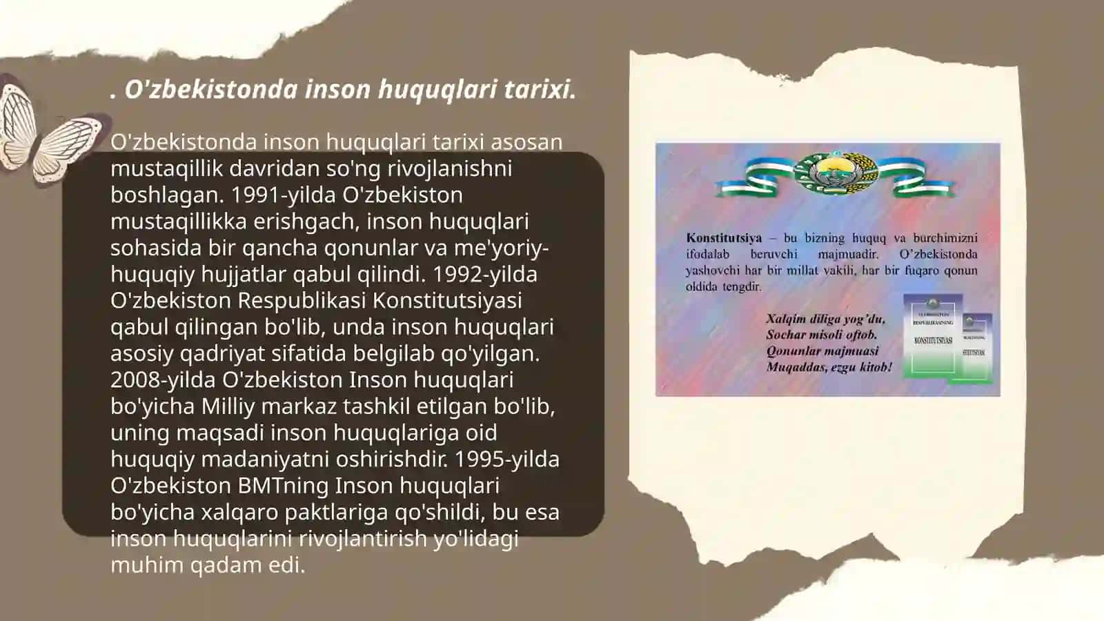 O'zbekistonda inson haq-huquqlari va erkinliklari kafolatining yaratilishi 3