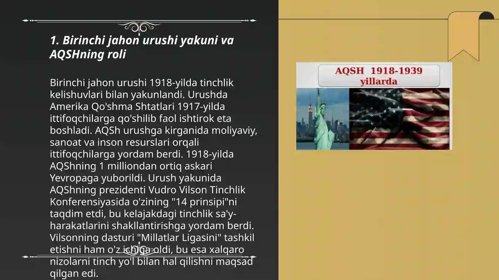 1918-1939 yillarda AQSH 3