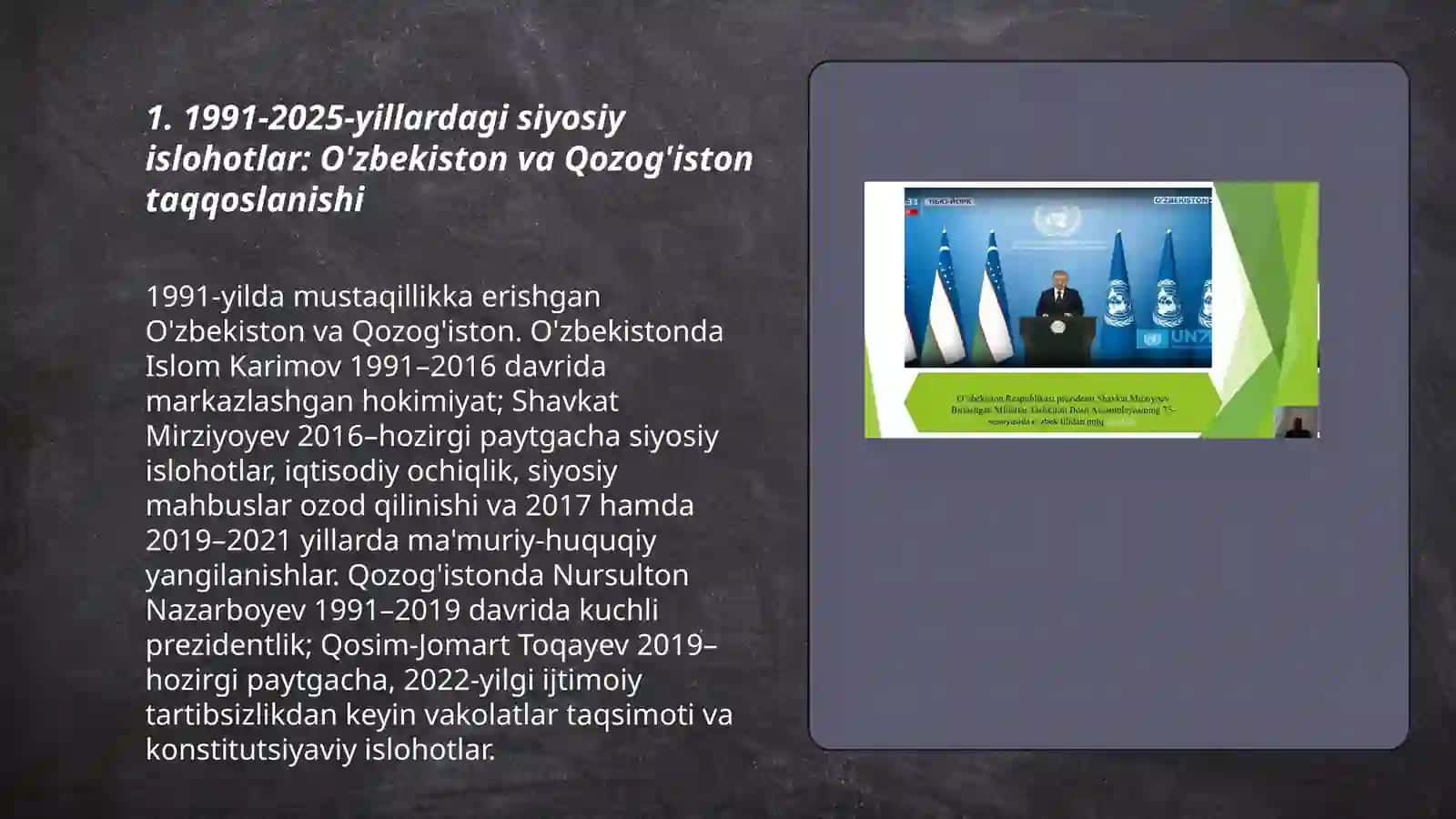 O'zbekistoa va jahon davlatlari taraqqiyoti (1991-2025) 3