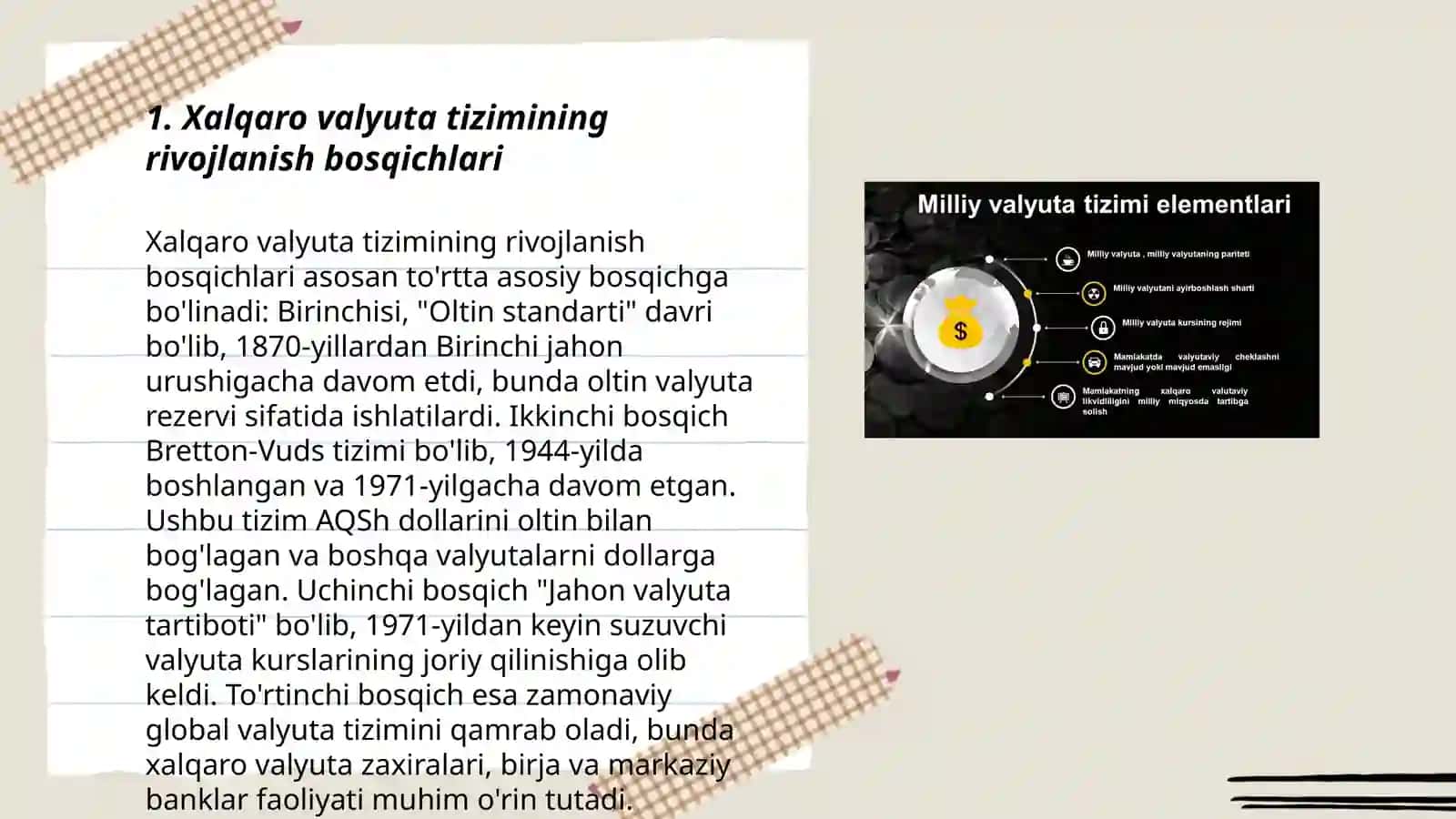 Xalqaro valyuta munosabatlari asoslari 3