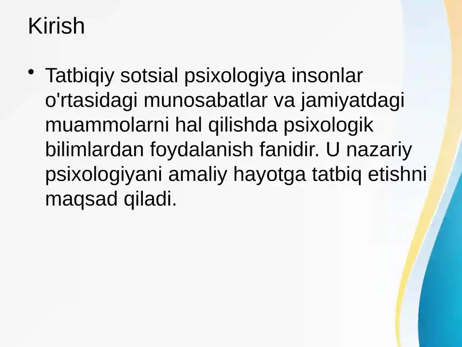Tadbiqiy sotsial psixologiya haqida  umumiy tushuncha 3