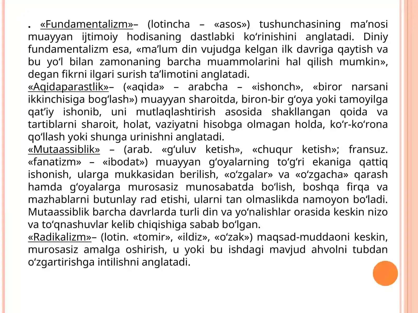 Diniy ekstremizm va terrorizmning oldini olish 3