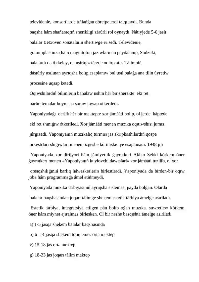 Muzıka Tálimi Yaponiyada 3