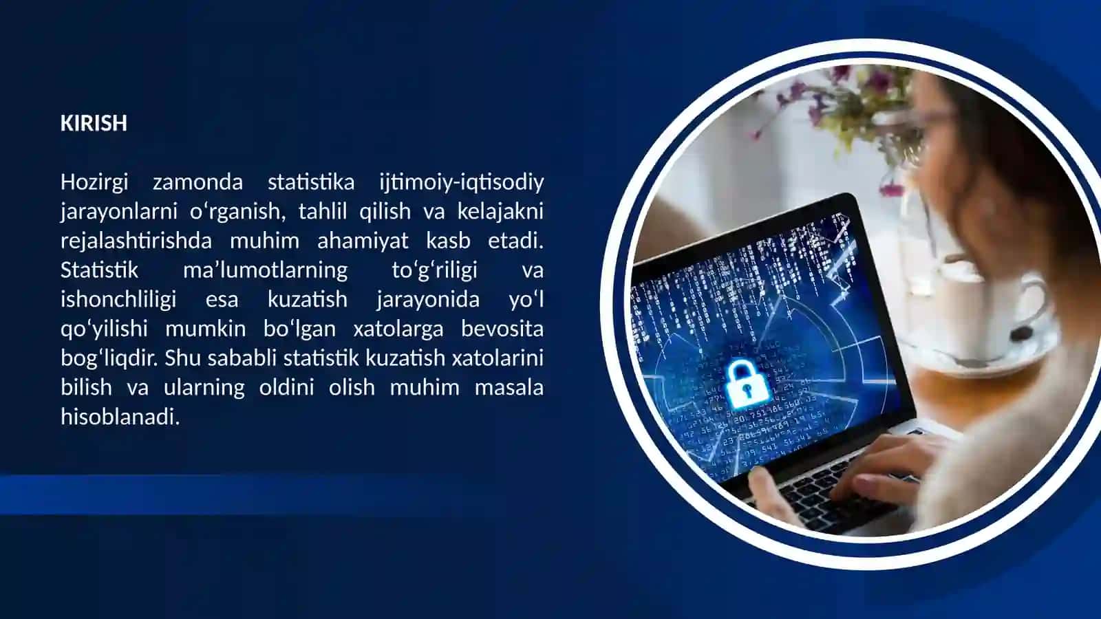 Statistik kuzatish xatolari “O’zbekistonda statistikani tashkil etish . Xalqaro statistik tashkilotlar” 3
