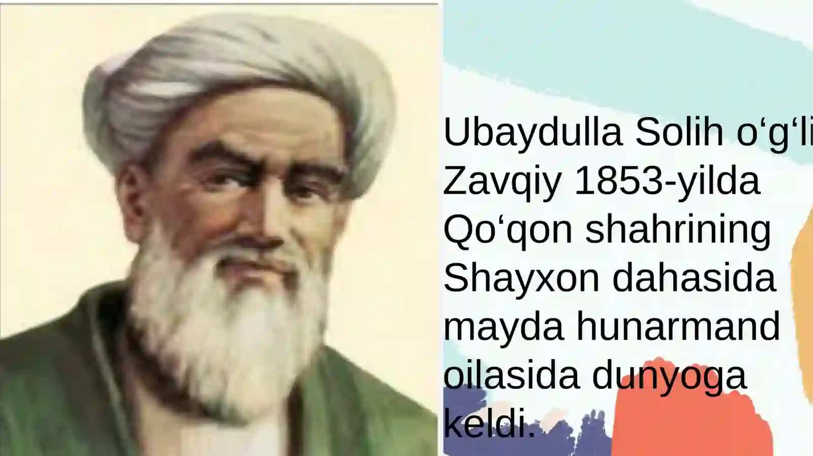 Zavqiy ijodini oʻrganish. Davr adabiyotidagi oʻrnini belgilash 3