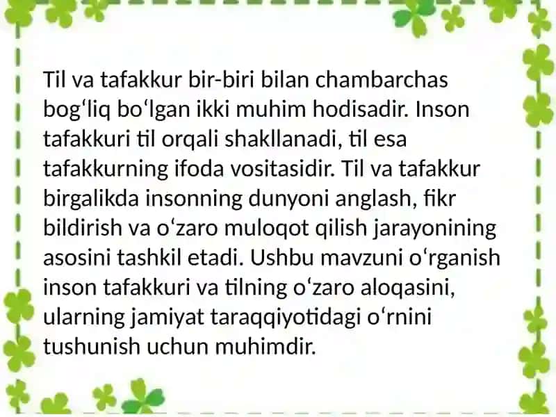 Til va tafakkur 3