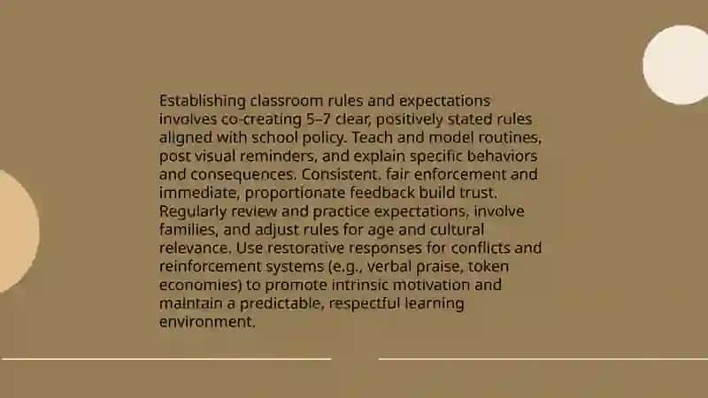 Classroom management 3