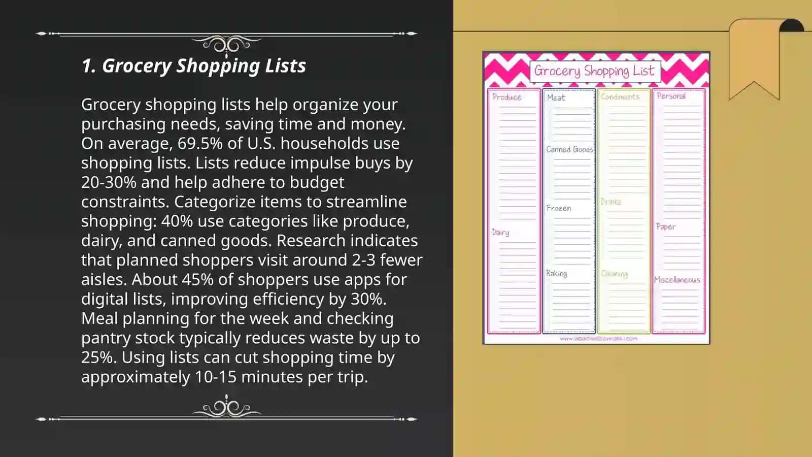 Shopping lists 3
