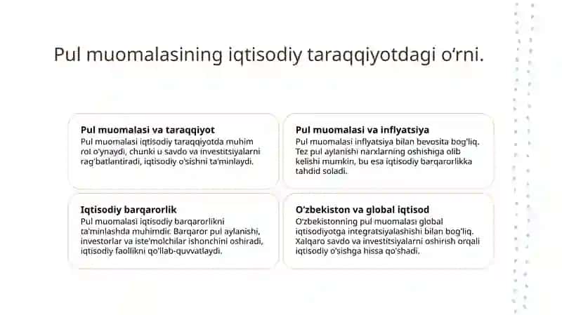 Pul Muomalasi 3