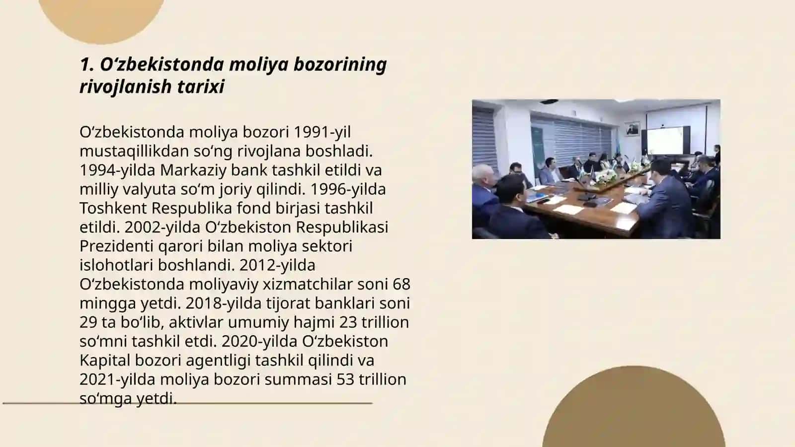 Oʻzbekistonda moliya bozorini shakllanishi 3