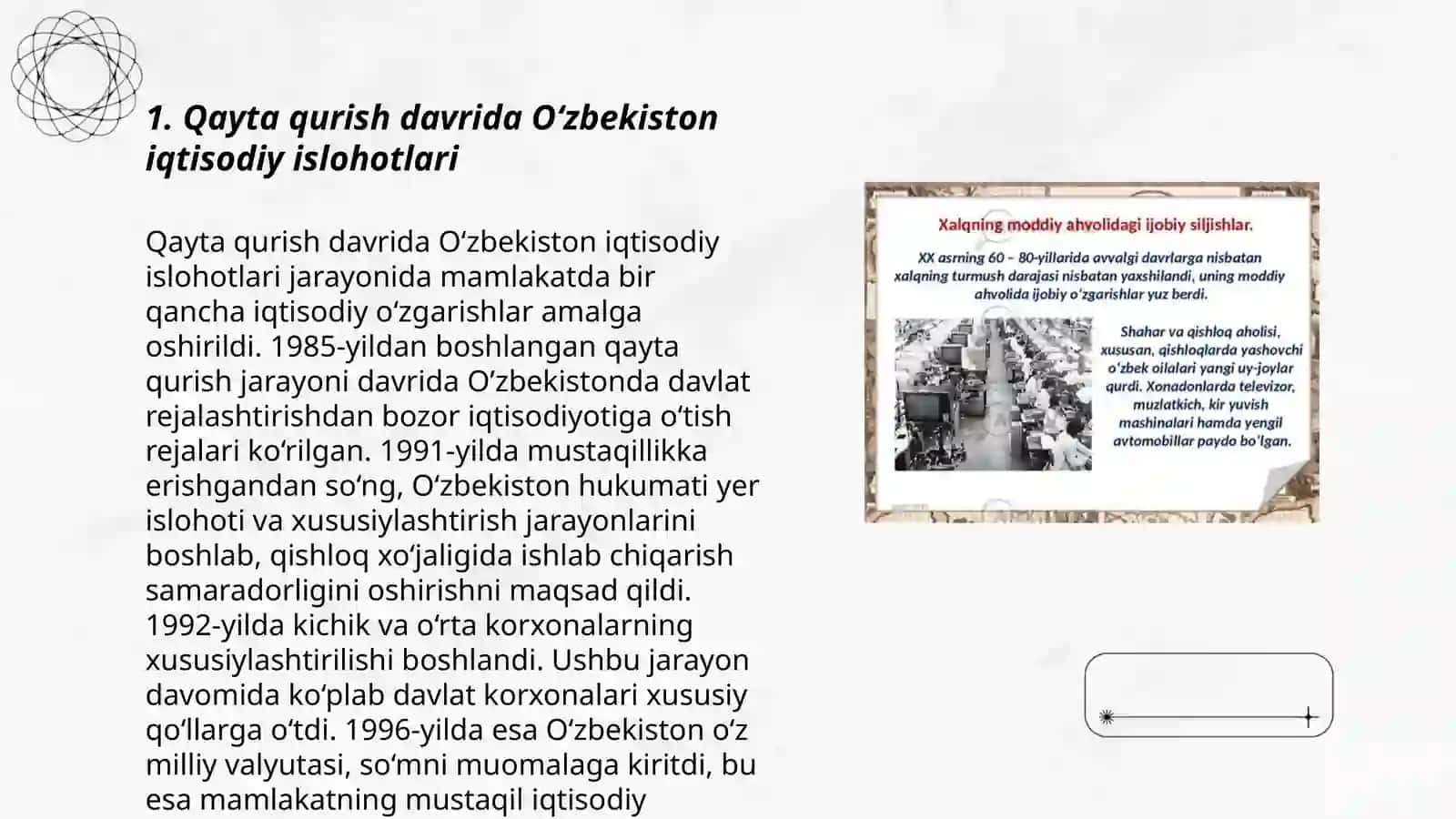 Qayta qurish yillarida O‘zbekistondagi ijtimoiy-siyosiy vaziyat 3
