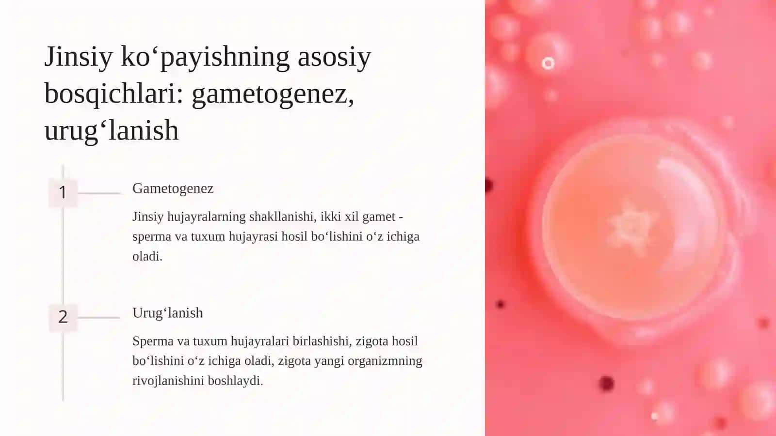 Jinsiy koʻpayishning biologik ahamiyati 3
