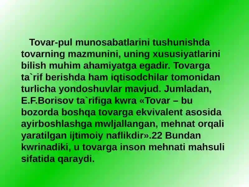TOVAR ASSORTIMENTINI REJALASHTIRISH 3