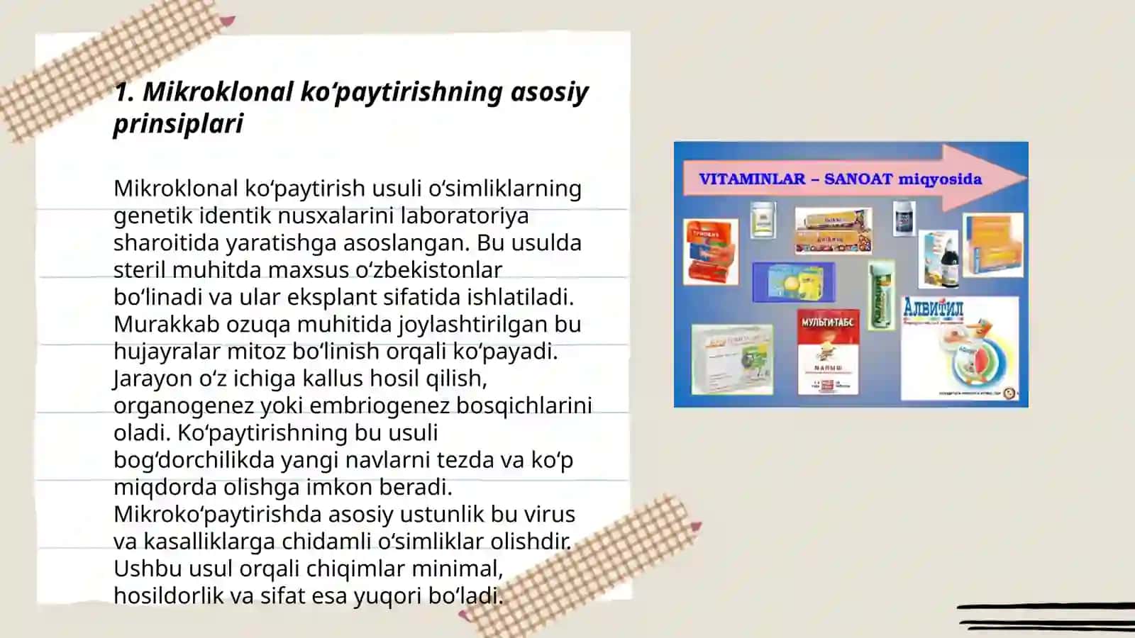 Organizmlarni mikroklonal ko‘paytirishdagi yutuq va kamchiliklar 3