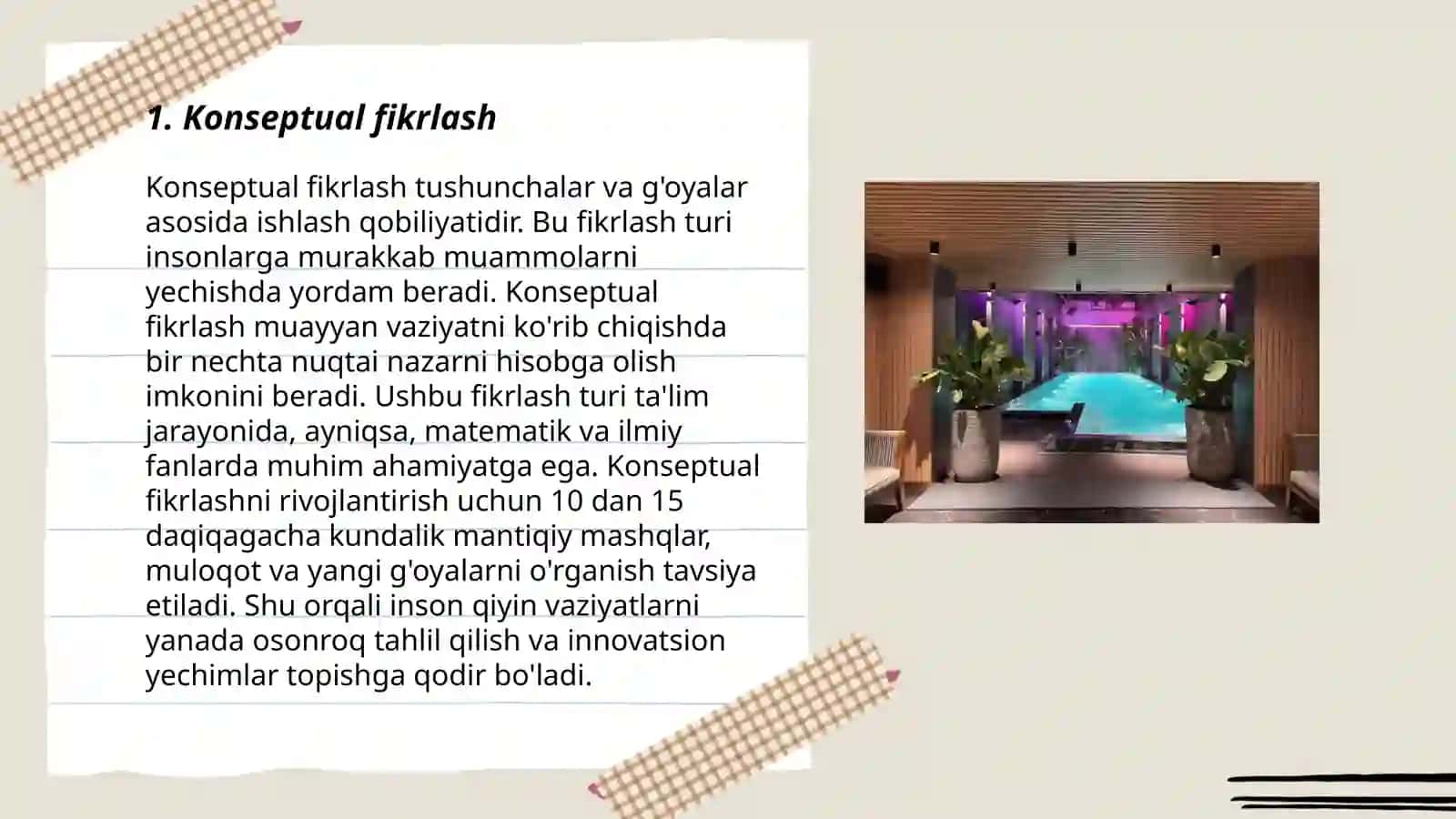 Konseptual fikrlash 3