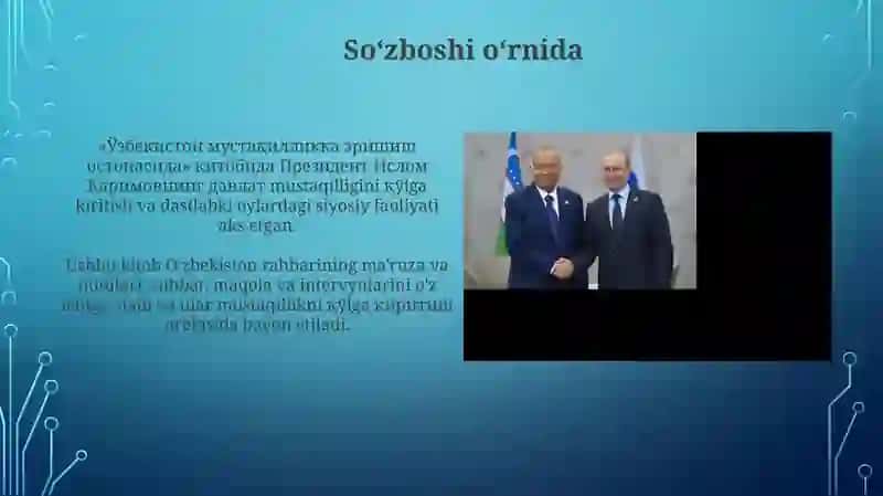 Oʻzbekiston mustaqillikka erishish arafasida 3