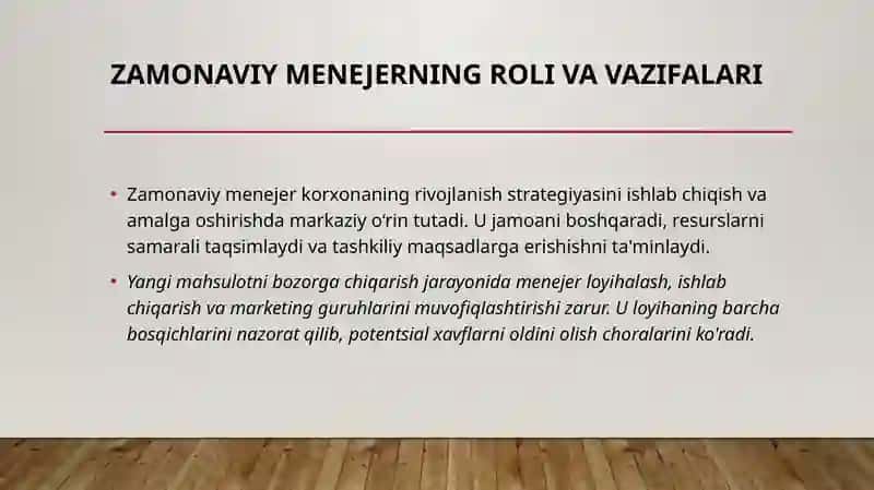 Zamonaviy menejer 3